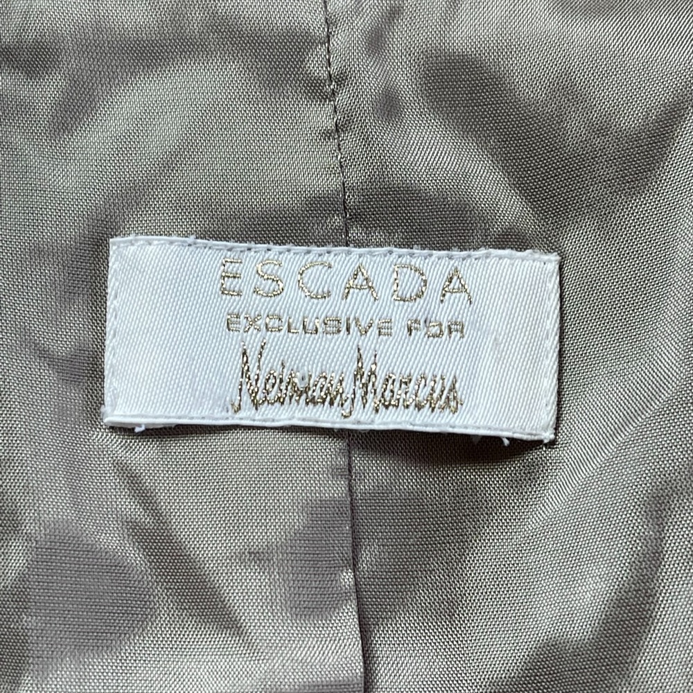 ESCADA EXCLUSIVE FOR NEIMAN MARCUS GRAY BLAZER JACKET - Picture 7 of 13